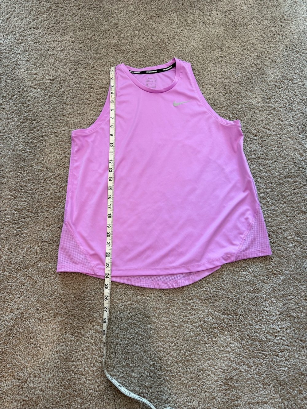 Nike Light Pink Women's Athletic Tank Top